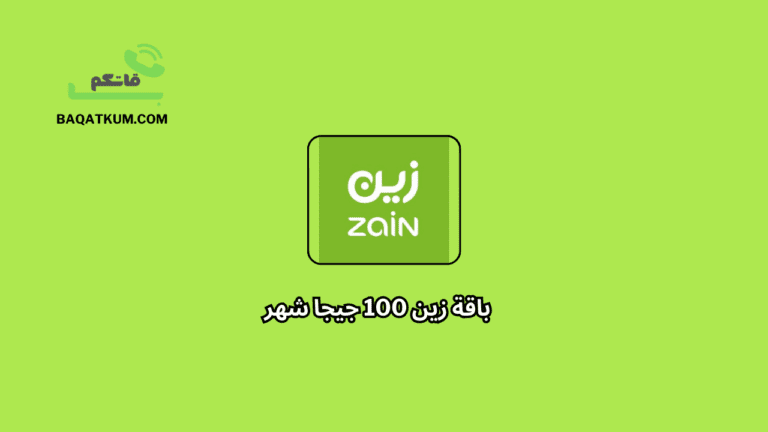 باقة زين 100 جيجا شهر